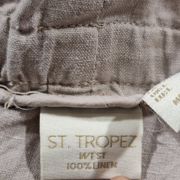 St Tropez 100% Linen Skirt size large - Picture 5 of 8